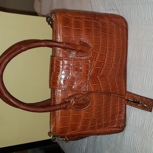 Shiro crocodile handbag
